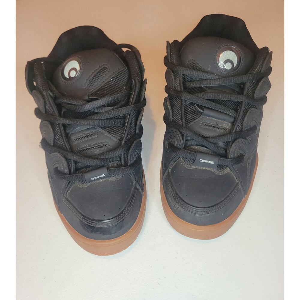 Osiris Men's 10.5 D3 OG Skate Shoes Black/Black/Gum Skater Y2K Style| Stability